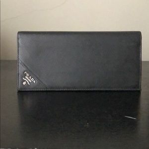Unisex Prada flap Wallet